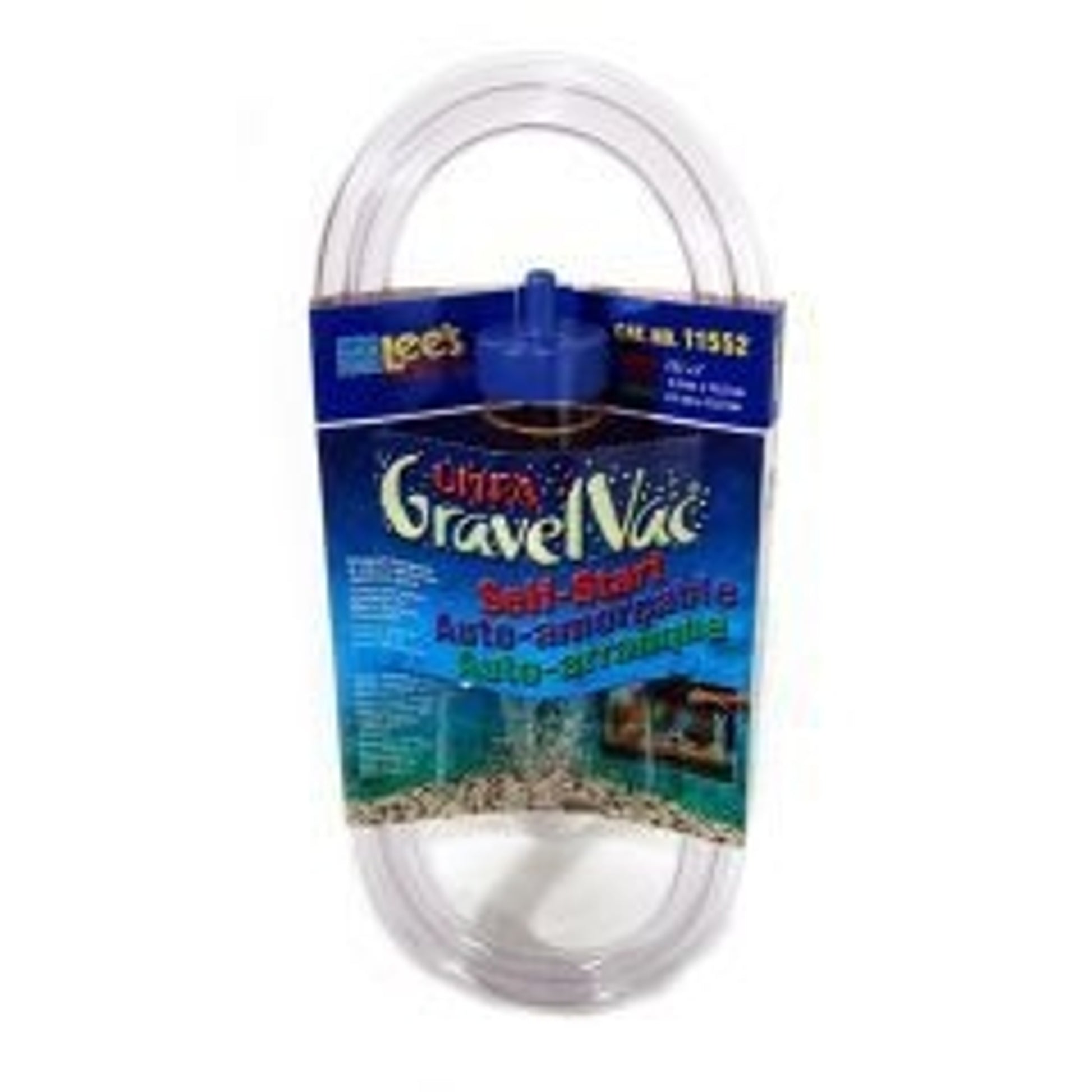 Gravel Vacuum Cleaner 1.5 x 0.25 x 0.25 Clear