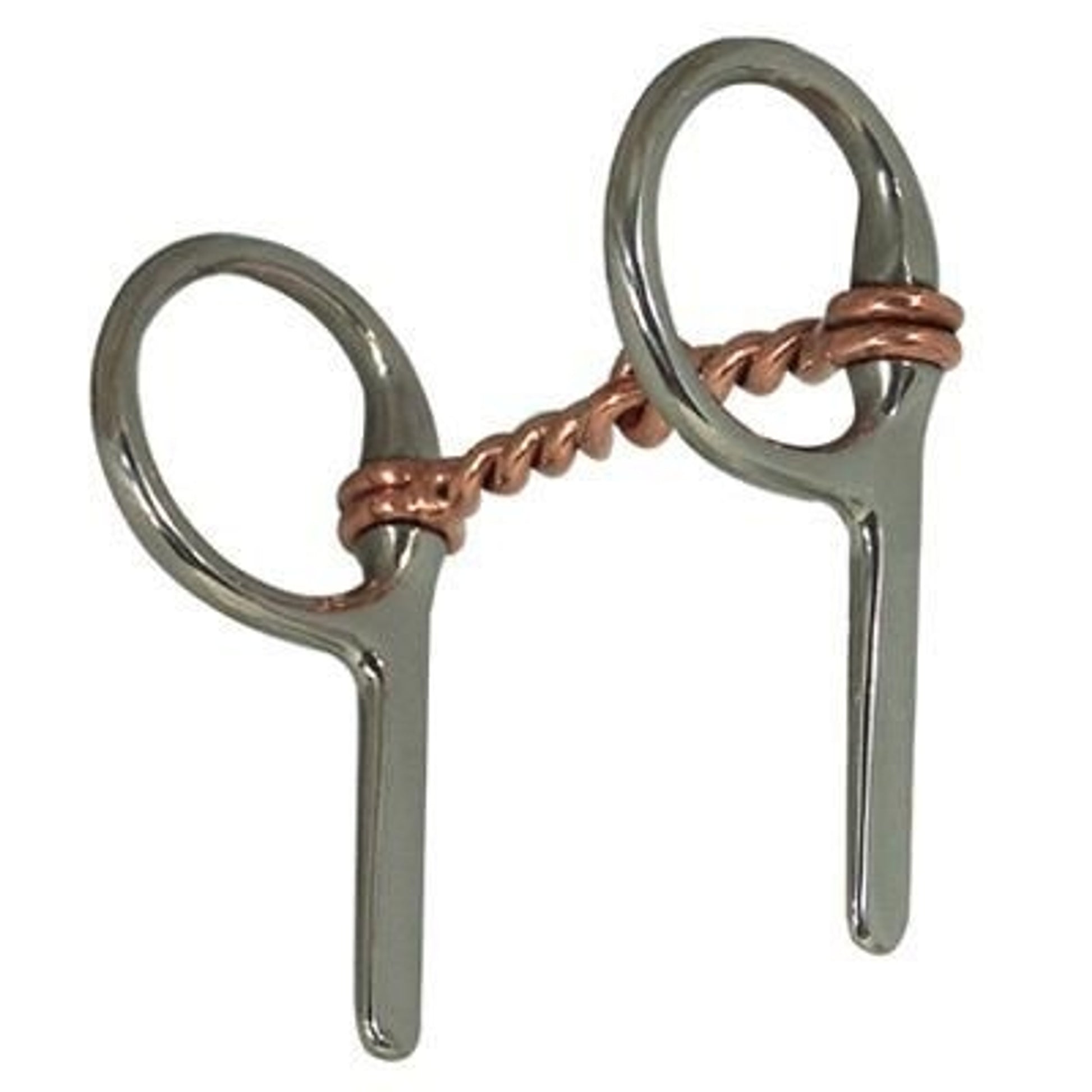 Coronet Half Cheek Twist Copper Mouth Mini Bit 3.5
