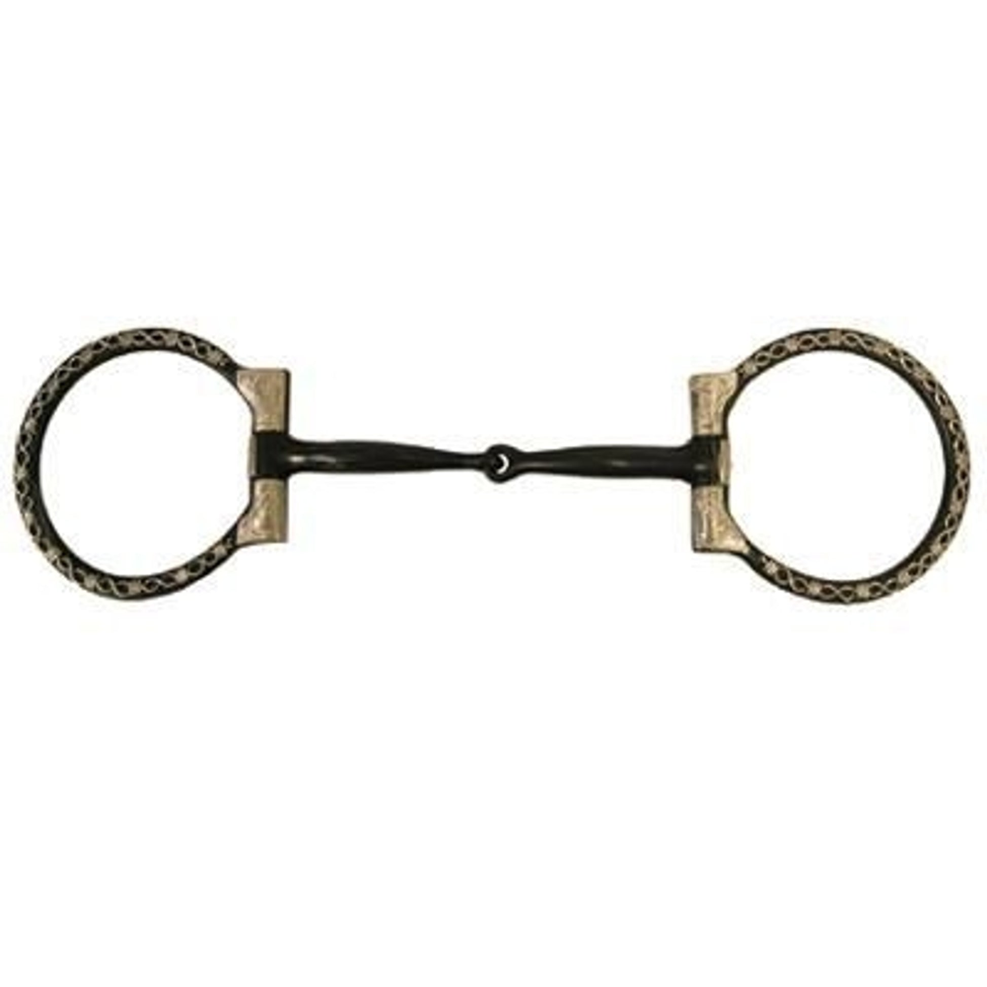 Coronet Show Snaffle Bit with Raised Detail Bit 5