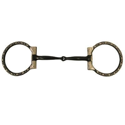 Coronet Show Snaffle Bit with Raised Detail Bit 5