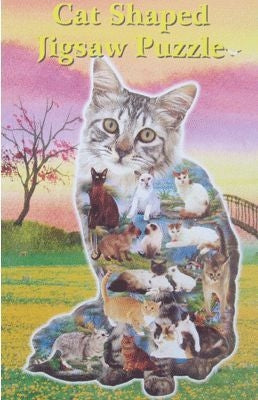 Cat Shaped Puzzle - 1000 Piece