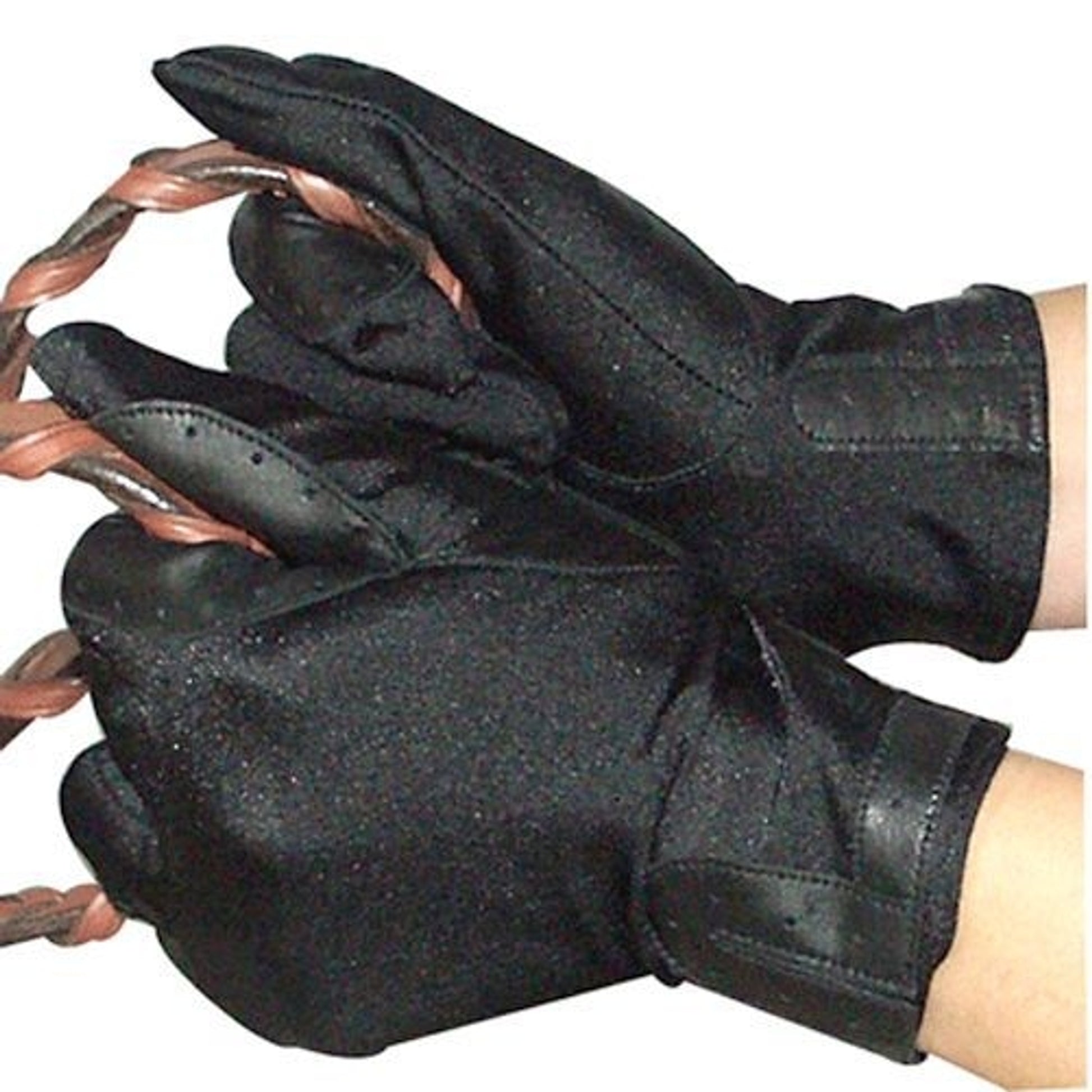 Spandex Glove LG Black