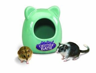 Critter Bath For Dwarf Hamster 3.5 x 3.5 x 4.25