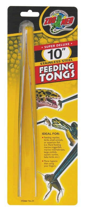 Stainless Steel Feedig Tongs 10 Chrome