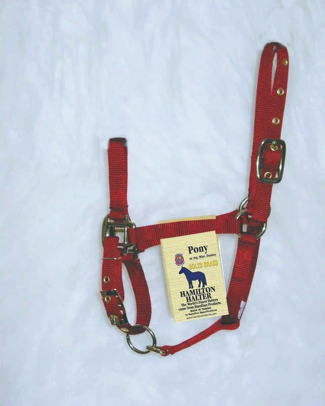 Nylon Chin Halter For Ponies Pony Brn