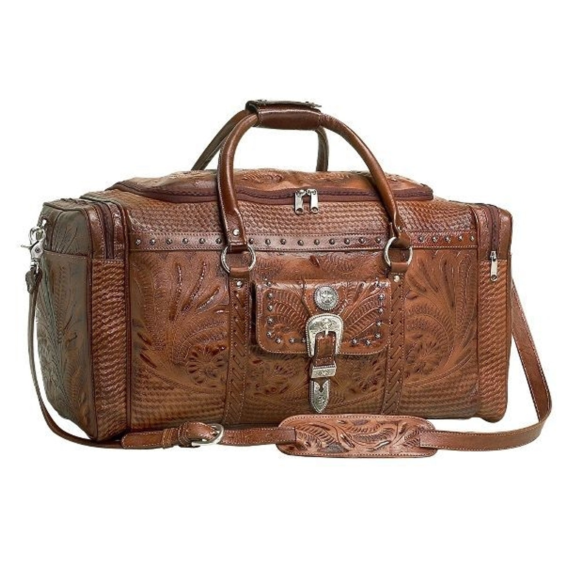 American West Retro Romance Zip Around Rodeo Bag