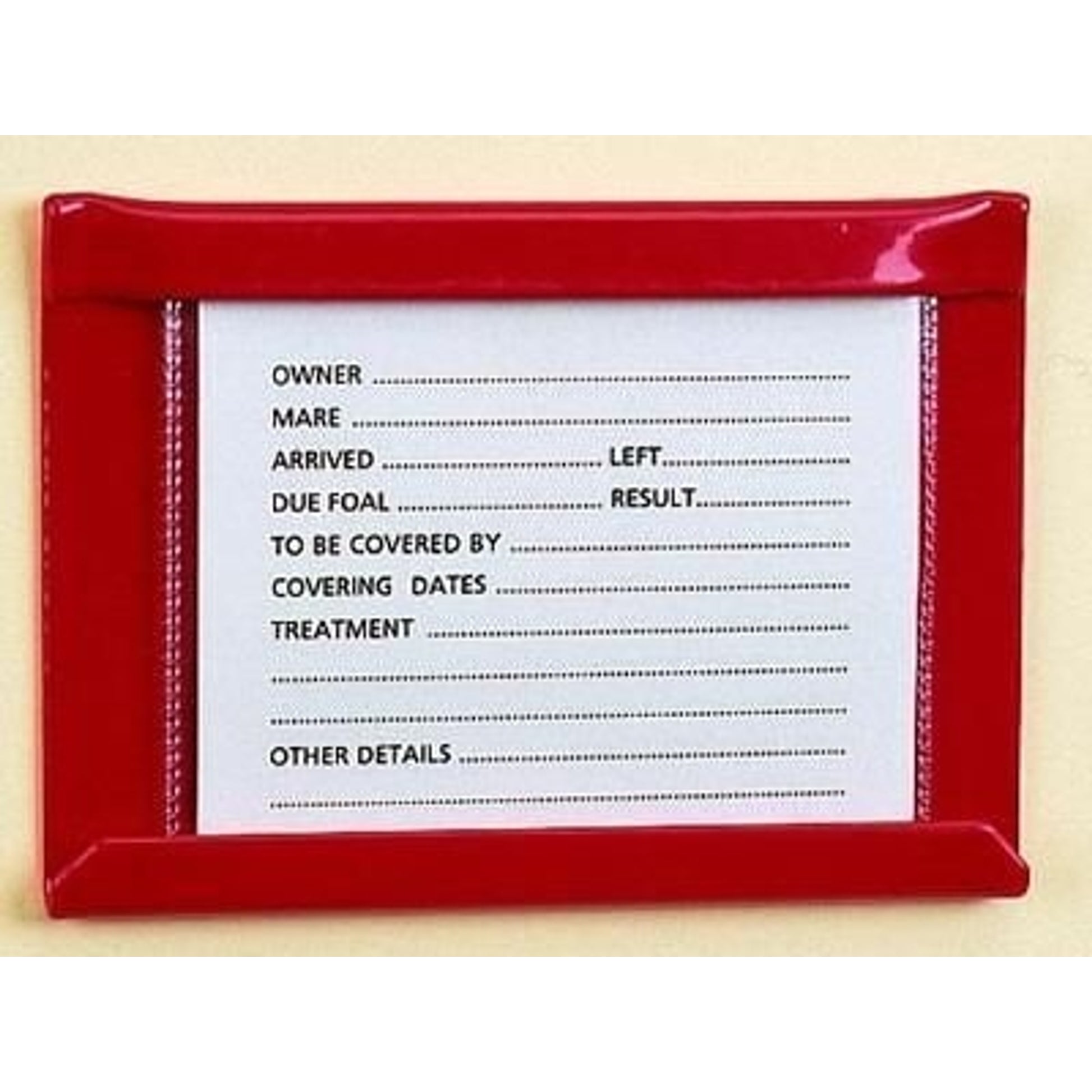 Stubbs Replacement Envelope With Card