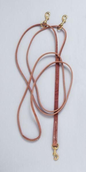 Premium Romal Reins José Ortiz - Nature with Black - FD Saddlery Premium Romal Reins José Ortiz - Nature with Black - FD Saddlery