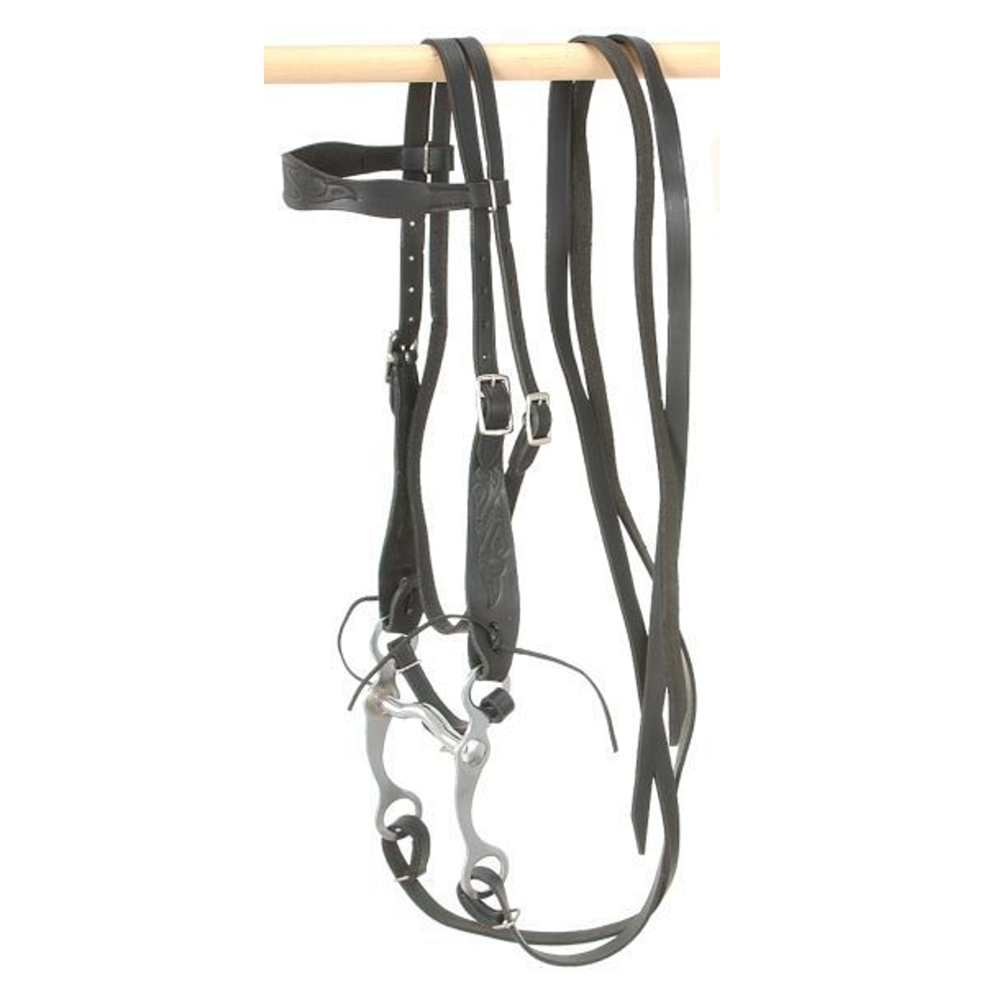 King Series Western Embossed Pony Bridle