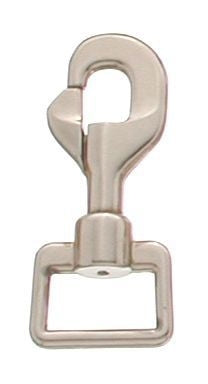 Tough1 Nickel Plated Deluxe Swivel Snap 1 Brn