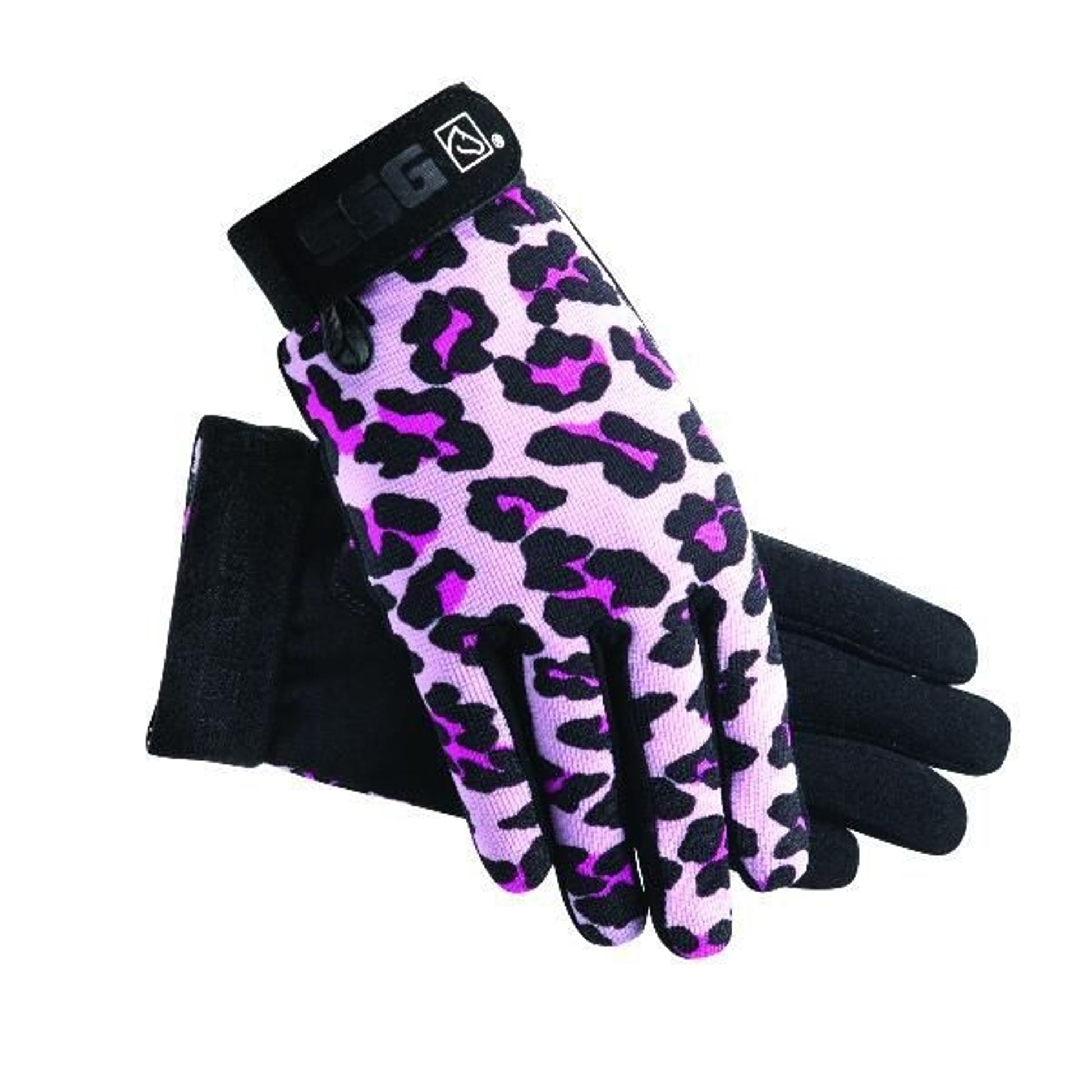 SSG Kids All Weather Gloves Childs Pink Leopard