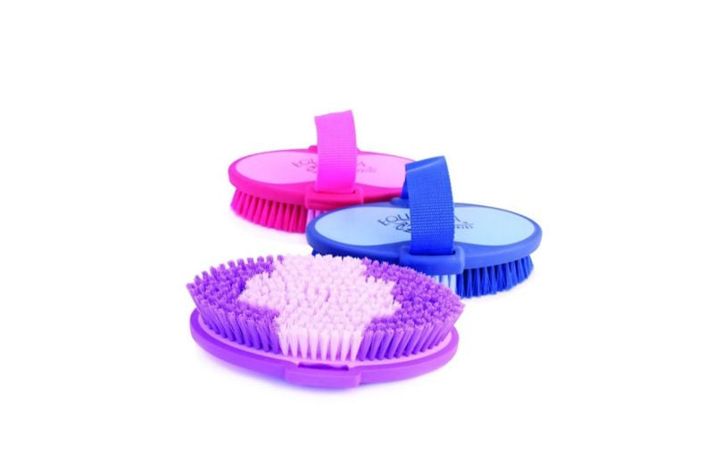 Equestria Sport Body Brush with Strap 6 3/8" Pink