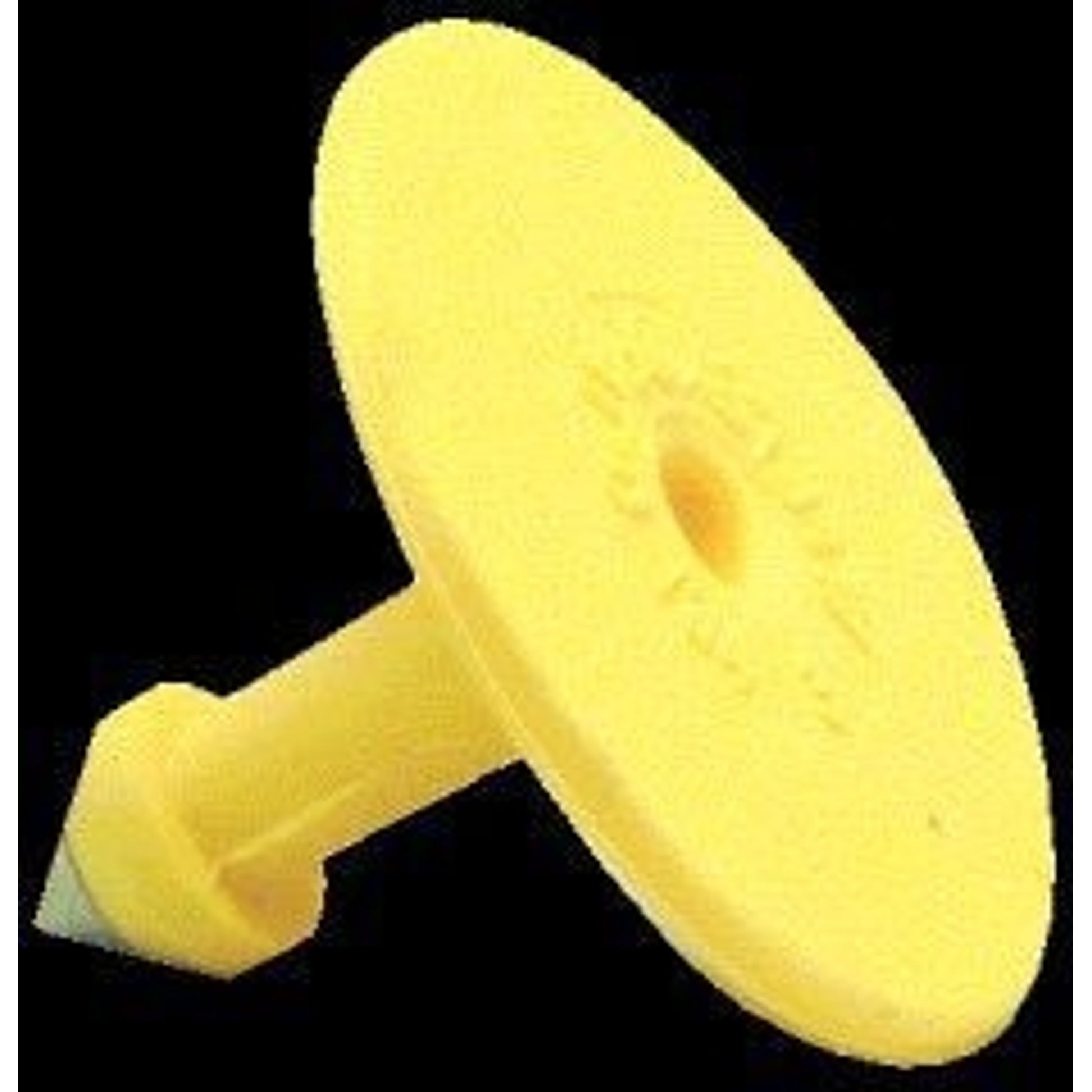 Allflex Male Ear Tag Button Blank 25 SM Yellow