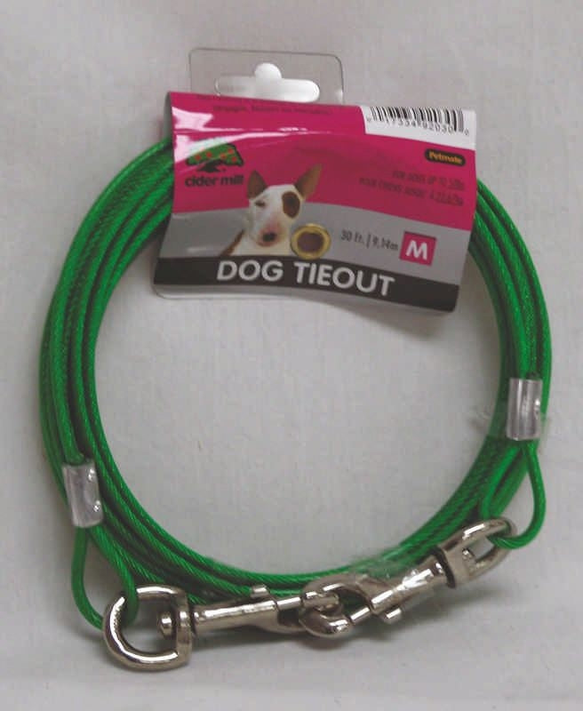 Vinyl Tieout 30 Feet Green