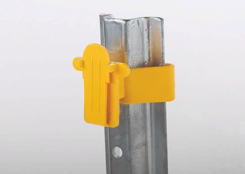 Dare Products U Post Tape Insulators 25 Pk Yellow