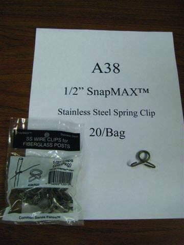 Rod Post Clips 1/2 Inch 20 Pack