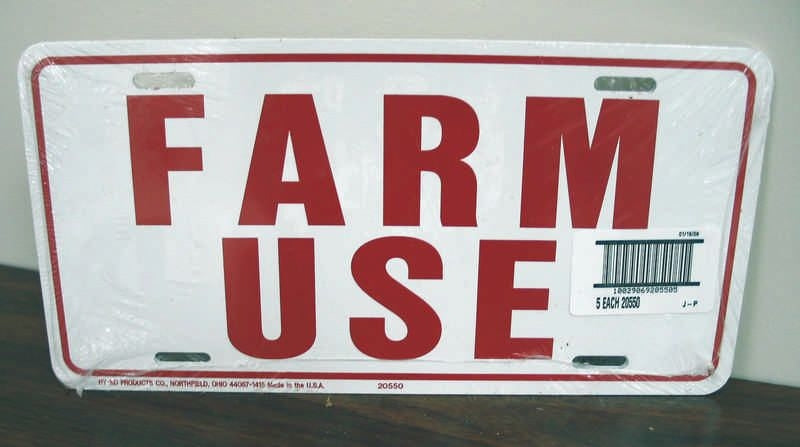 Farm Use Id Tag White 6hx12w White