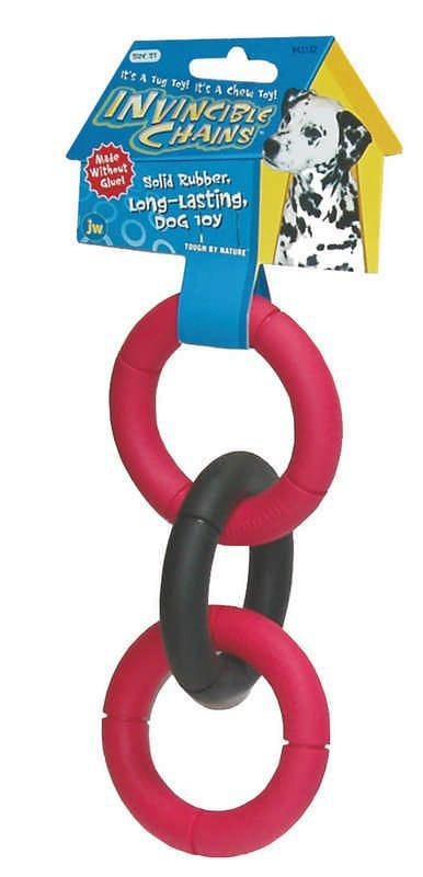 JW Pet Invincible Triple Chains Dog Toy
