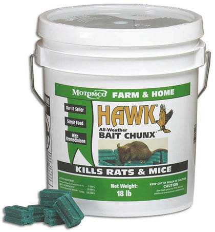 Hawk Bait Chunx Rodenticide