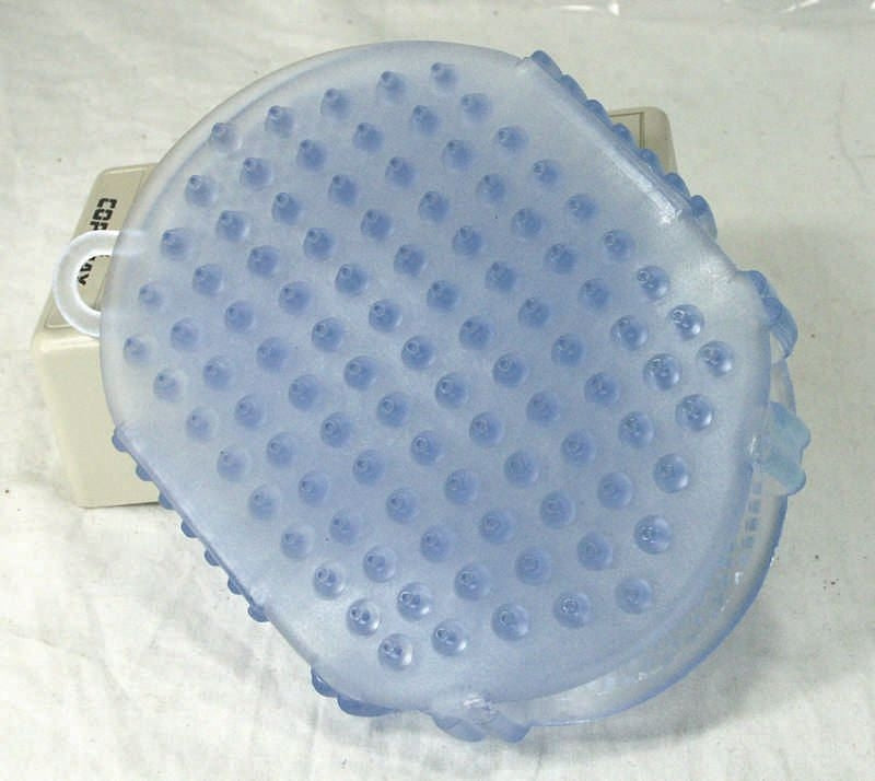 Gel Horse Scrubbies 6in Blue