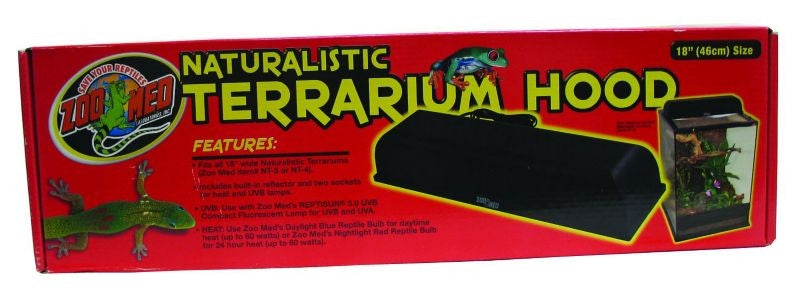 Zoo Med Reptisun Fluorescent Hood 18in