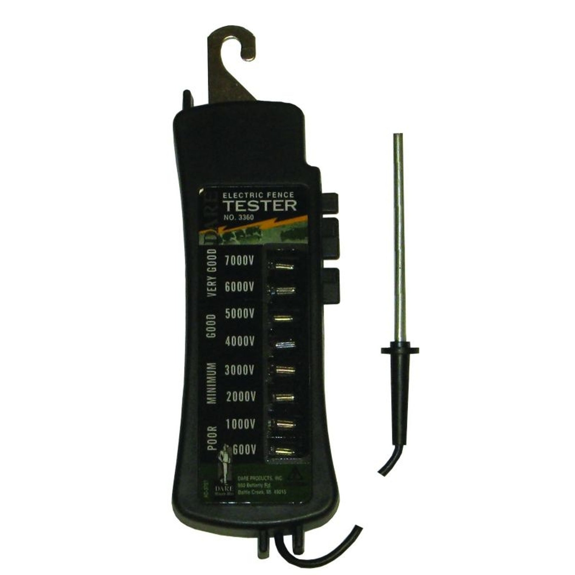 Dare Eight Lite Fence Tester 12 X 4 Black