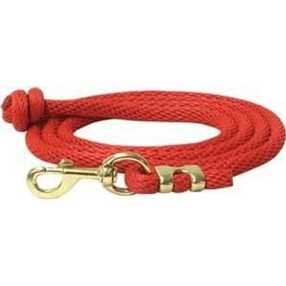 Abetta Round Nylon Lead With Brass Snap 5/8 x10ft Blk