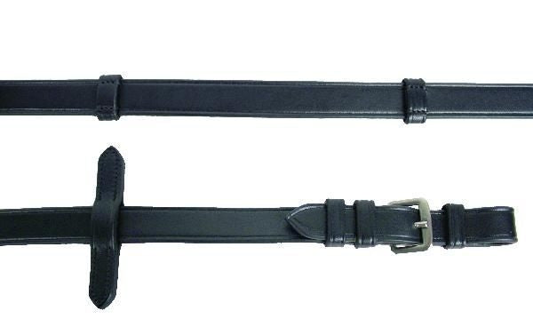 Nunn Finer Leather Dressage Reins 5/8In Black