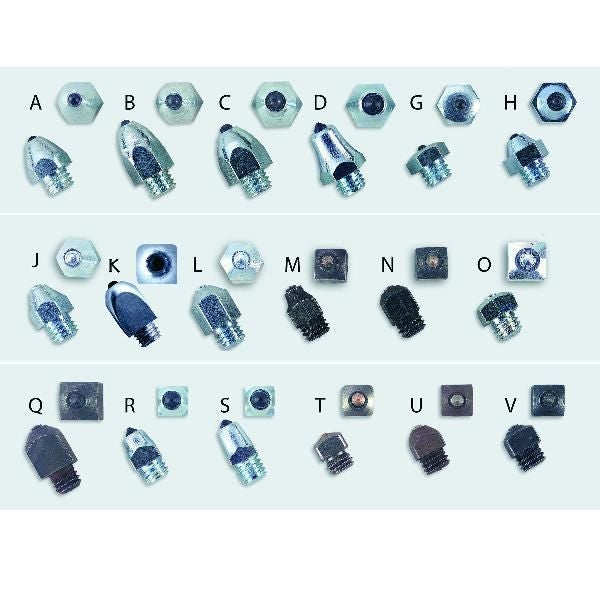 Nunn Finer Shaped Square Road Studs - Pack Of 10