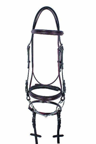 Nunn Finer Galway Bridle Cob Havana/Zinc