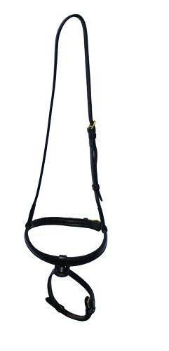 Nunn Finer Cavesson With Flash Cob Black/Brass