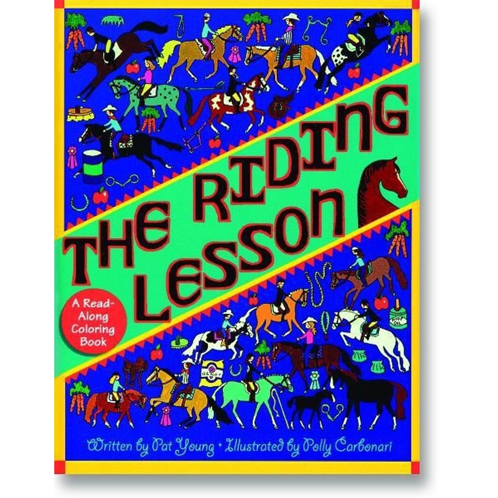 The Riding Lesson Coloring BookBk/Wh
