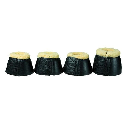 Fleece Bell Boots With Double Velcro Large Brn