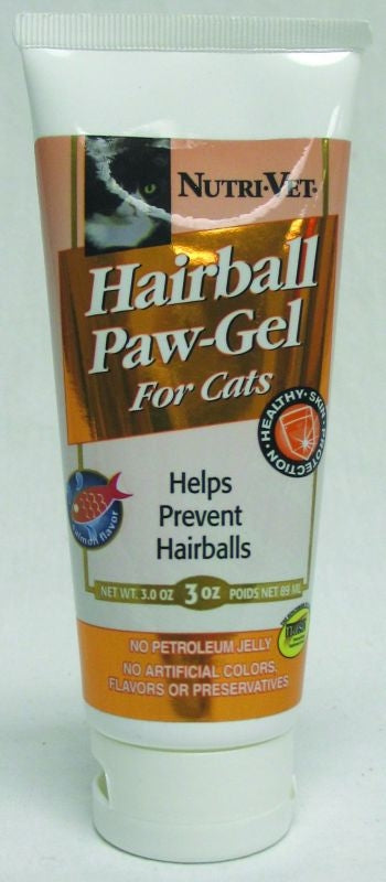 Nutri-Vet Feline Paw Gel - Hairball 3oz