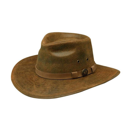 Outback Trading Kodiak Leather Hat S Brown