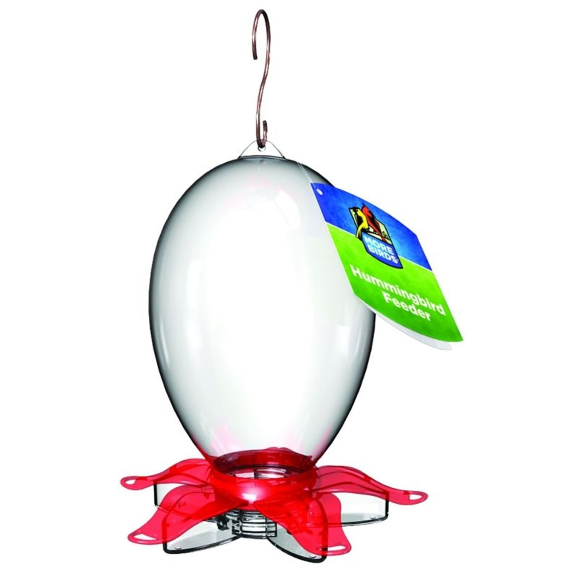 More Birds Joy Hummingbird Feeder 28oz Red