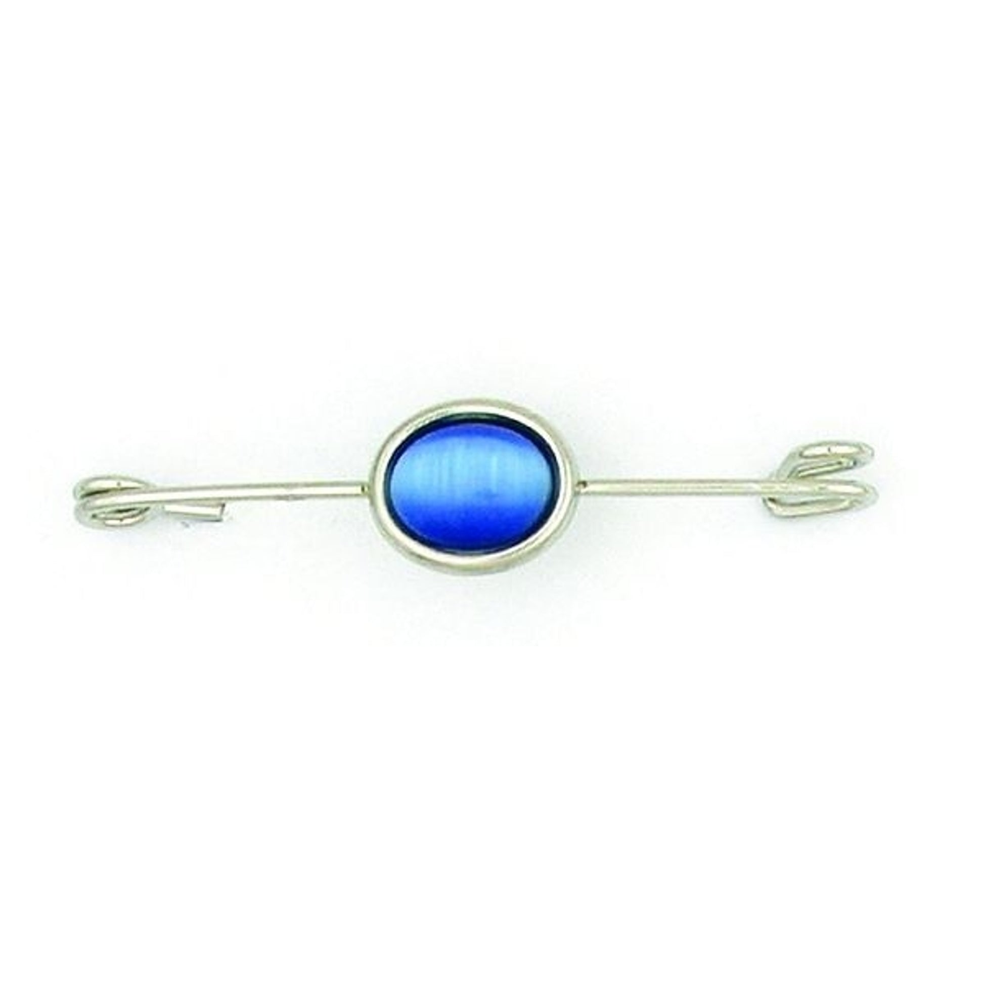 Finish Touch Contemporary Pin Sapphire Cats Eye