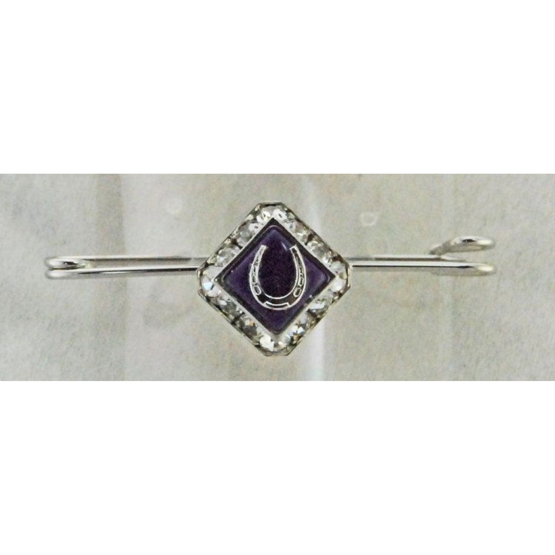Finish Touch Rondelle/Horseshoe Stock Pin Jade 2in