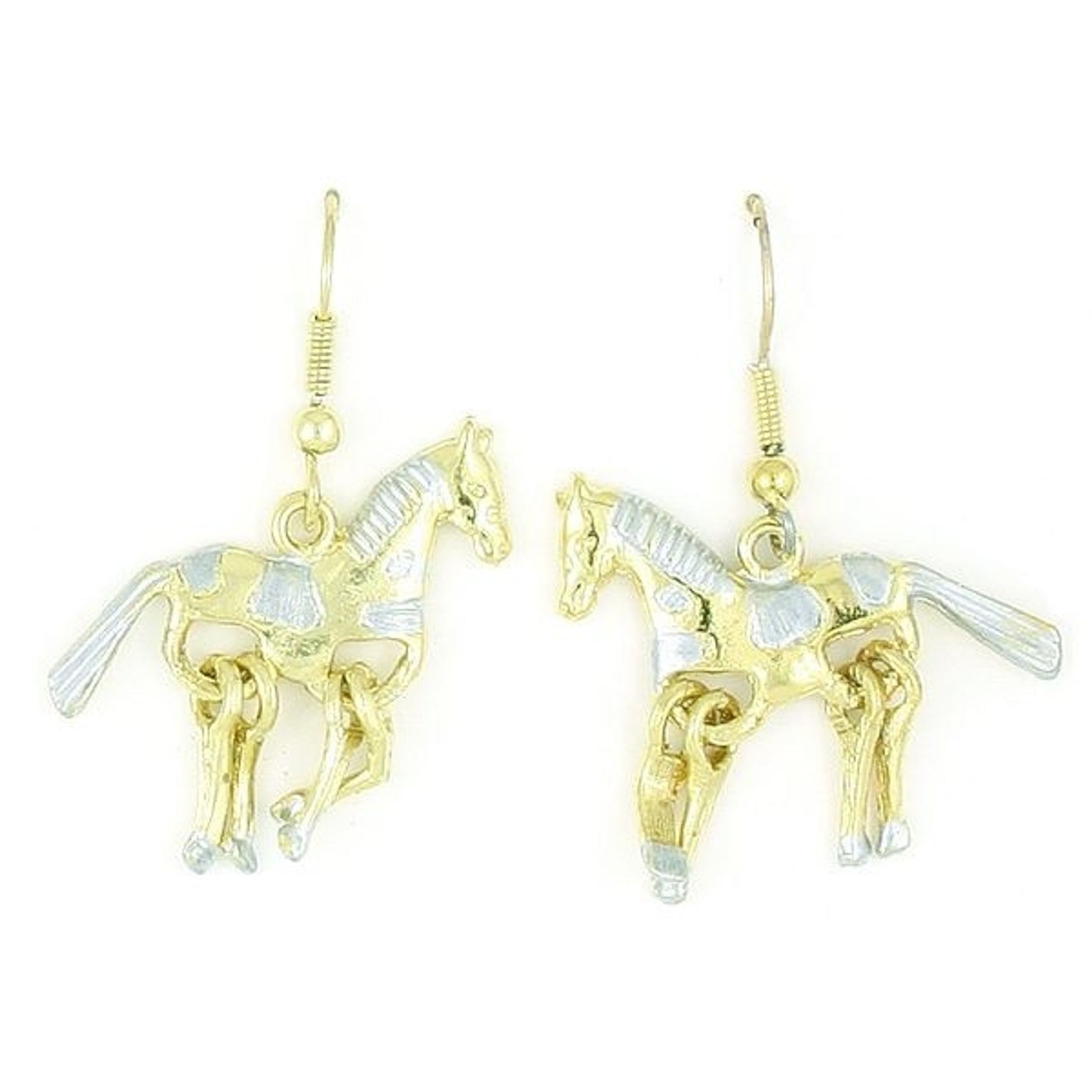 Finishing Touch 2Tone Hrs Wiggle Leg Earrings