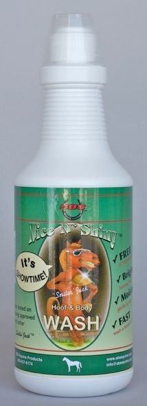 Sbs Equine Nice N Shiny Hoof And Body Wash 32 Oz
