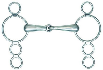 Shires 3 Ring Dutch Gag Bit