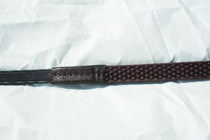 Nunn Finer Pony Soft Grip Rubber Reins Pony Havana