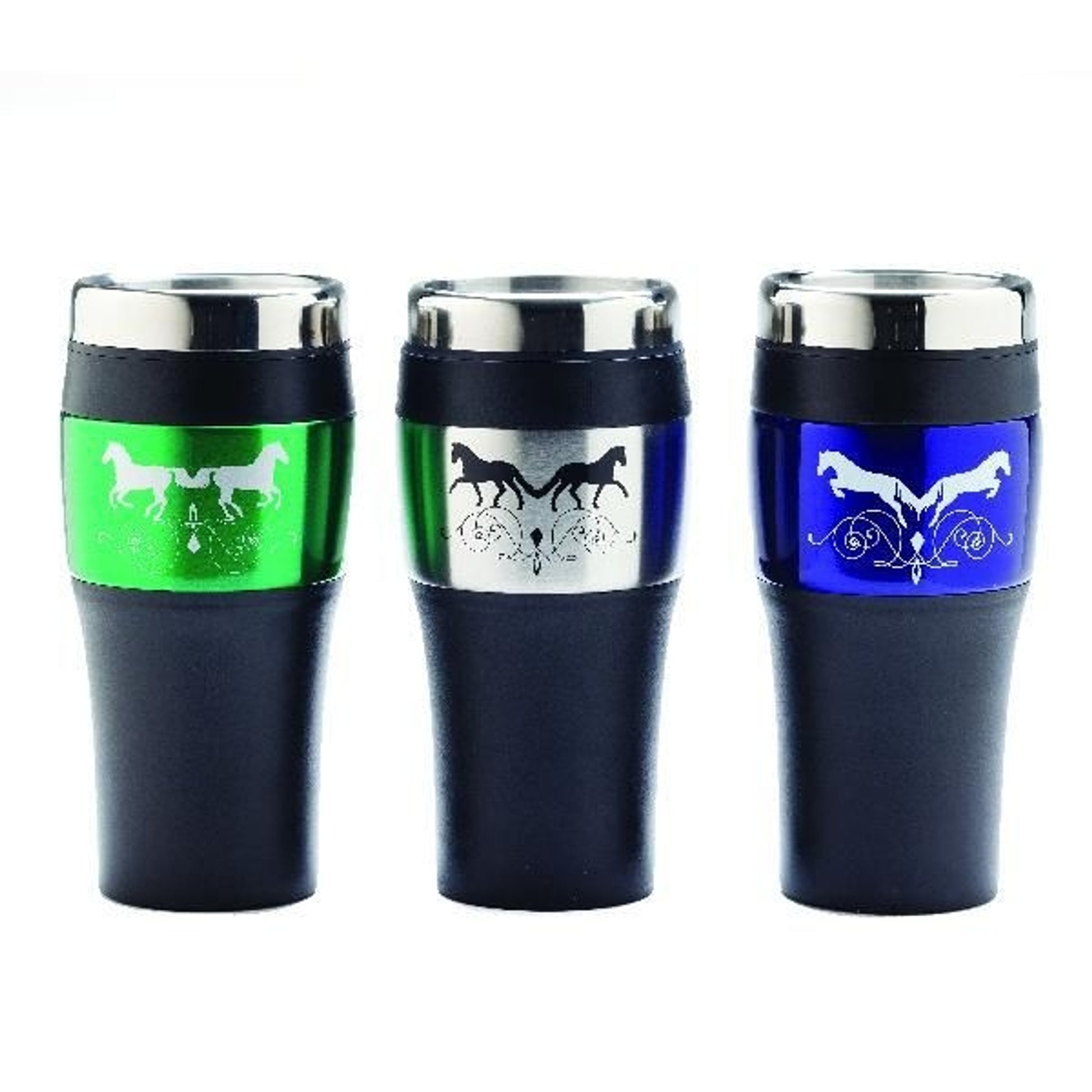 Dressage Duet Stainless Steel Travel Tumbler Mug