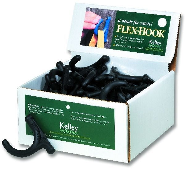 Display Case with 50 FlexHooks Black