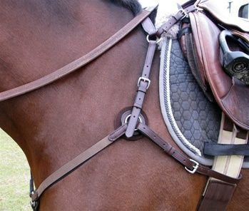 Nunn Finer Hunting Breastplate Elastic Cob Blk/Brs