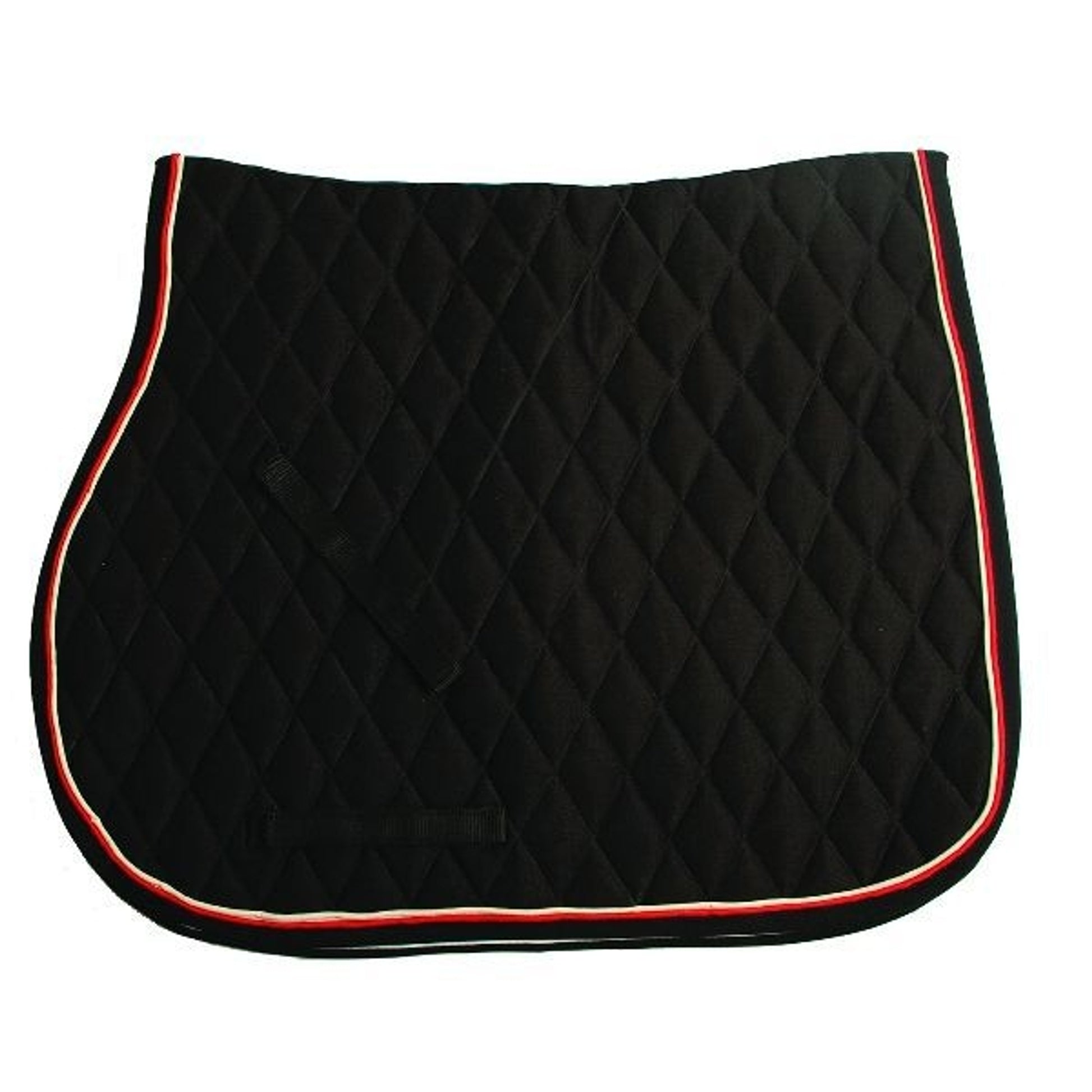 GrandPrix NonSlip Show Jumping Pad Cob/Horse Bk/Wh