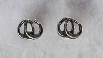 Finishing Touch Dbl Horseshoe Earrings 1/4in