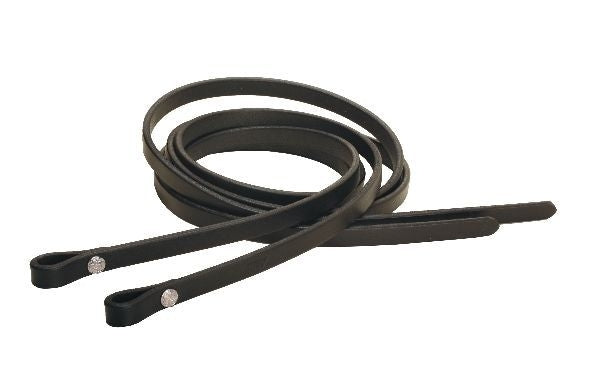 Single Ply Reins-Chicago Screw Bit Ends 1/2x5 Blk