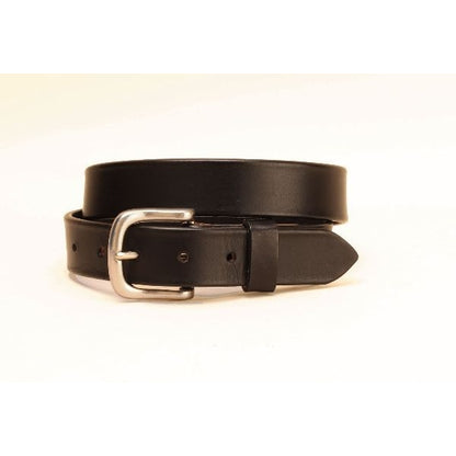 Tory 1 1/4In Plain Belt With Sq Nickel Buckle 28 Blk