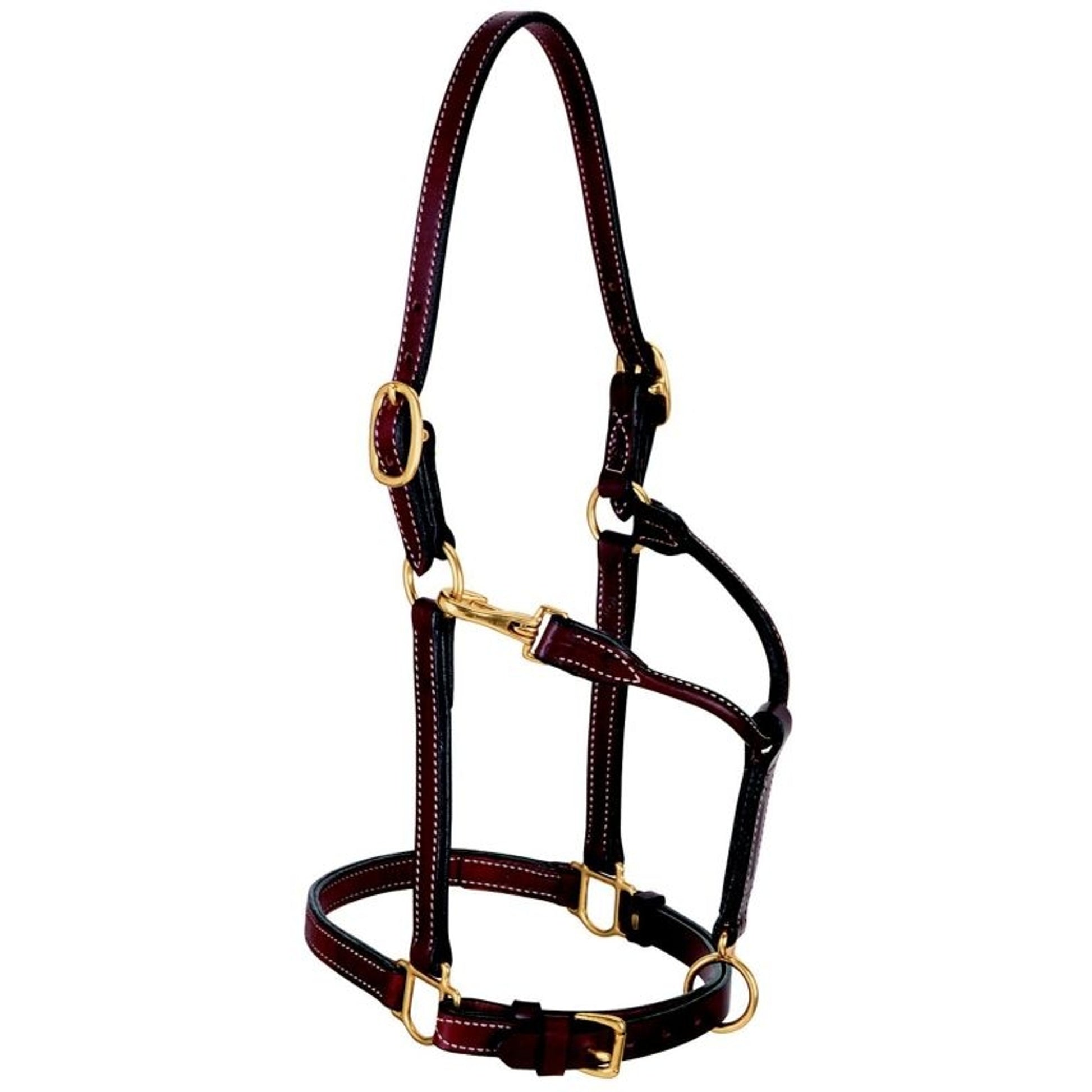 Weaver Leather 3/4Double Buckle Leather HalterBr